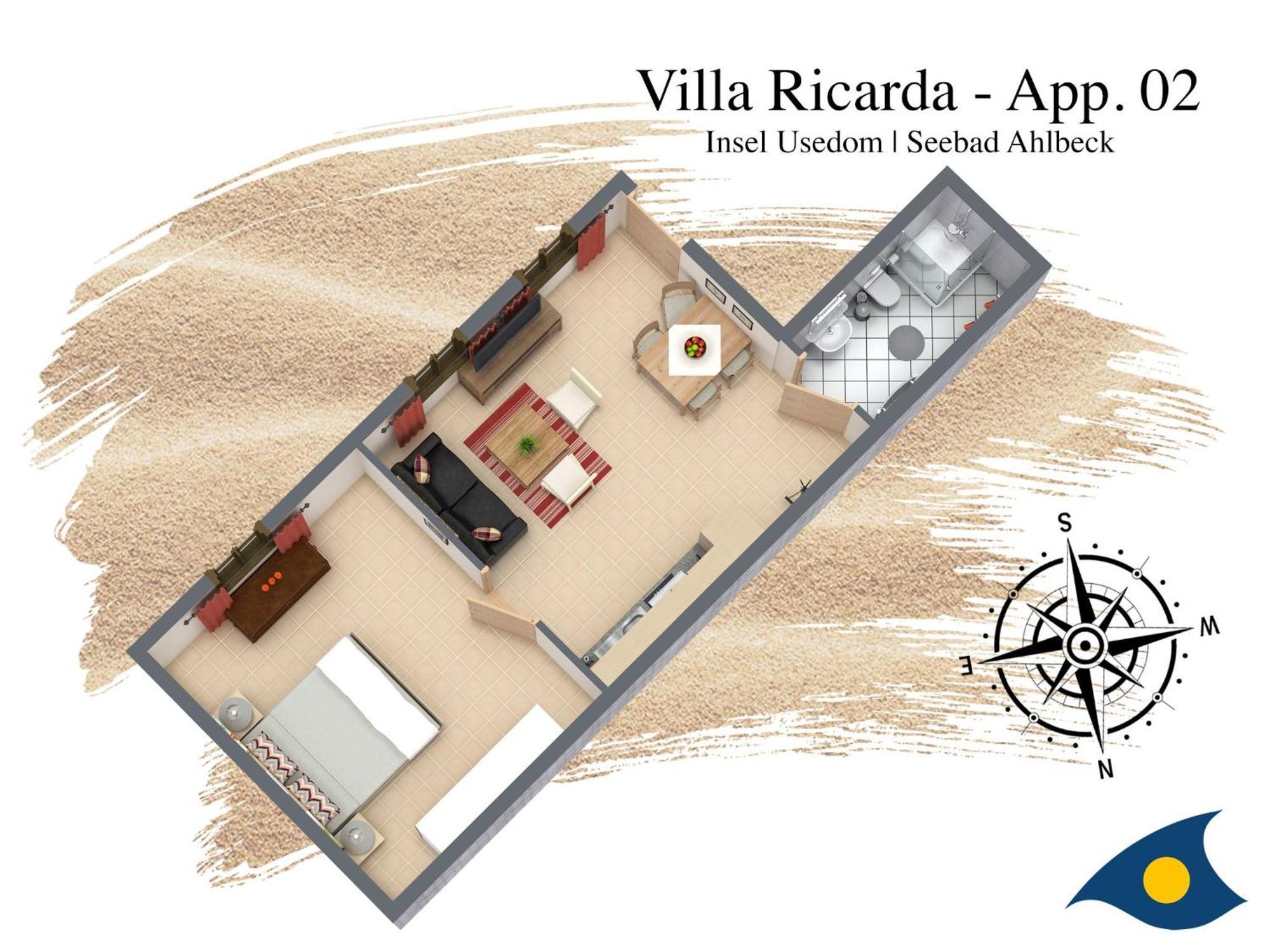 Villa Ricarda Whg 02 Heringsdorf  Bagian luar foto